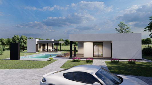 Modern House Design with swimming pool